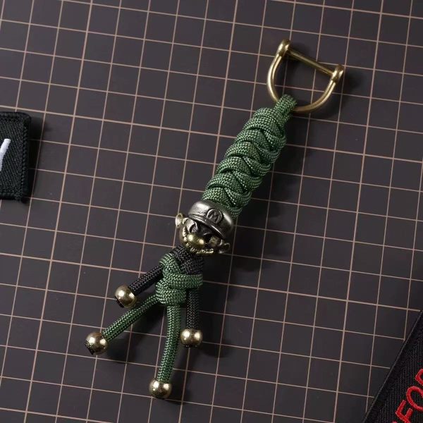 Car Keychain Brass Pendant Bag Accessories E Knife Pendant - 图片 4