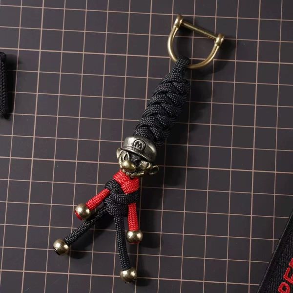 Car Keychain Brass Pendant Bag Accessories E Knife Pendant - 图片 3