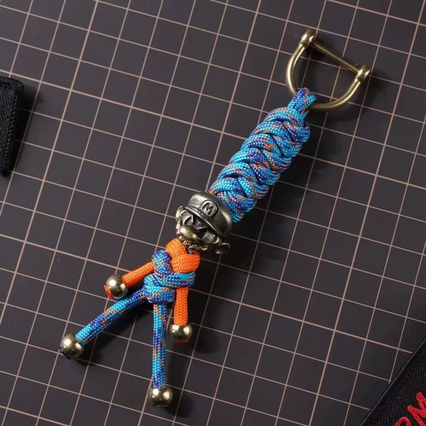 Car Keychain Brass Pendant Bag Accessories E Knife Pendant - 图片 2